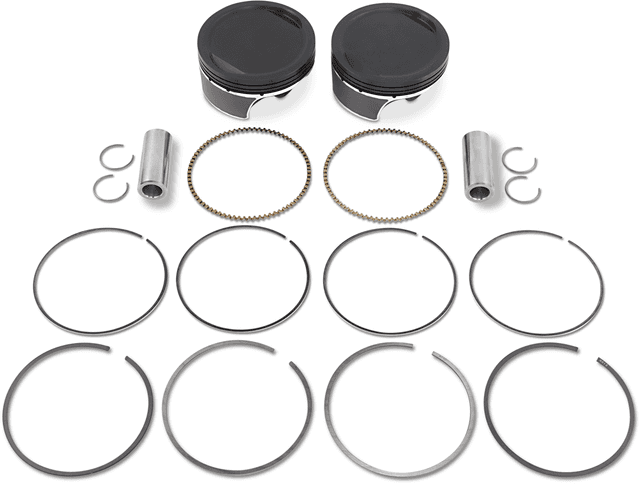 WISECO 0910-1998 Piston Kit - 3.885" - 103 Cubic Inch | 96 Cubic Inch Bored to 103 Cubic Inch - Twin Cam