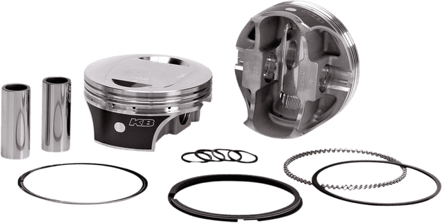 KB PERFORMANCE 0910-3976 Piston Kit - 4.125" Standard - 10.0:1 CR - 96"/103" Twin Cam Bored to 117 CI w/SE 95 cc Heads — image 1 of 2