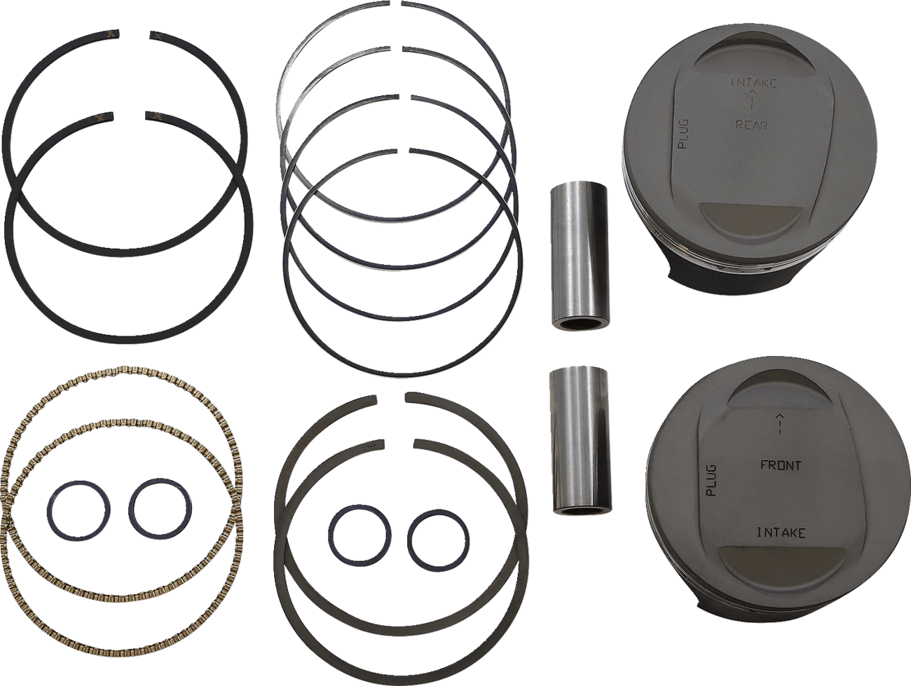 KB PERFORMANCE 0910-5044 Piston Kit - 3.875" Standard - 11.0:1 CR - 103" Twin Cam | Big Bore 96" to 103" w/ 85 cc Heads