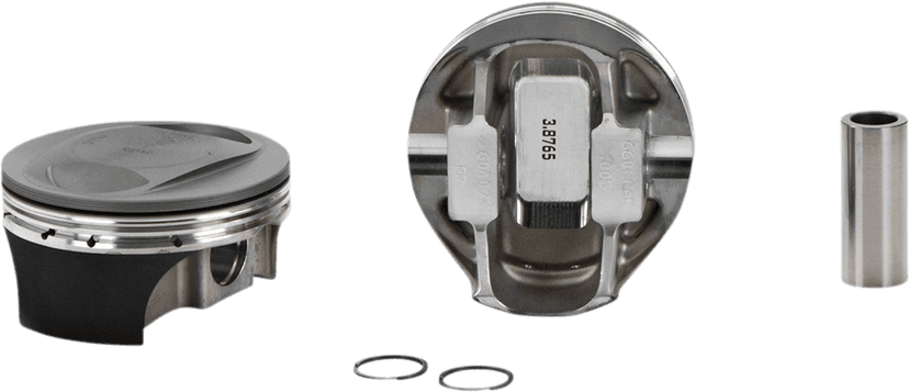 KB PERFORMANCE 0910-5045 Piston Kit - 3.875" Standard - 10.0:1 CR - 103" Twin Cam | 96" Big Bore to 103" w/SE 95 cc Heads — image 2 of 2