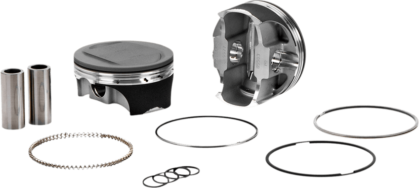 KB PERFORMANCE 0910-5048 Piston Kit - 4.00" +0.010" - 10.0:1 CR - 96"-103" Twin Cam Bored to 110 ci w/SE 95 cc Heads — image 2 of 2
