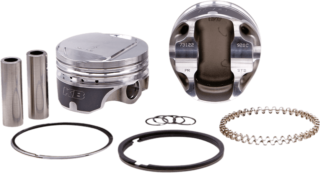 KB PERFORMANCE 0910-5055 Piston Kit - 3.498" +0.005" - 9.5:1 CR - Evolution Big Twin — image 1 of 2