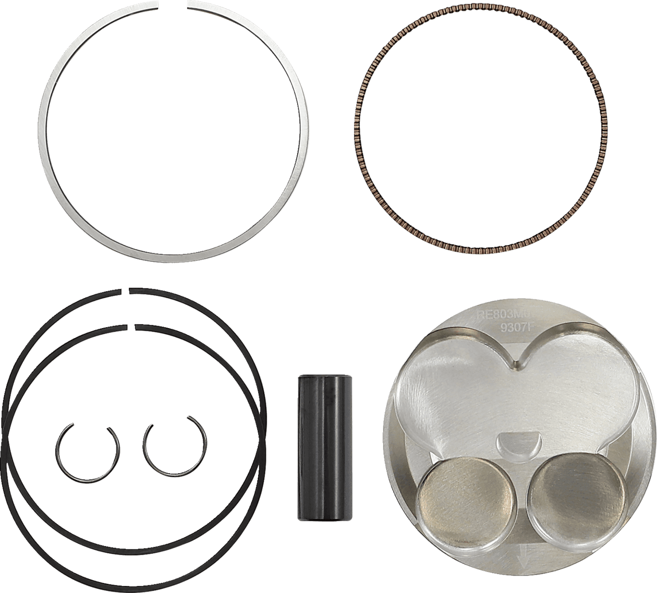 WISECO 0910-5072 Piston Kit - 77.00 mm - Suzuki RMZ250