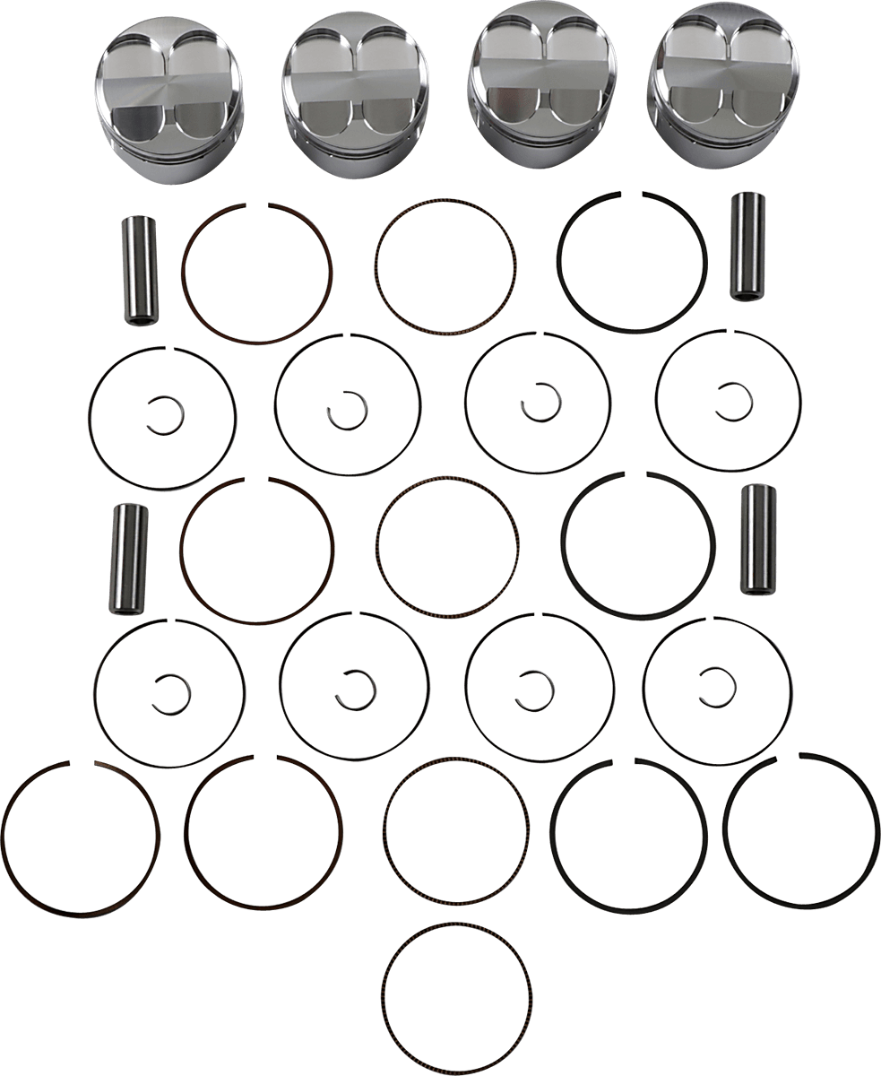 JE PISTONS 0910-5761 Piston Kit - 72.00 mm - 12.0:1 CR - Honda
