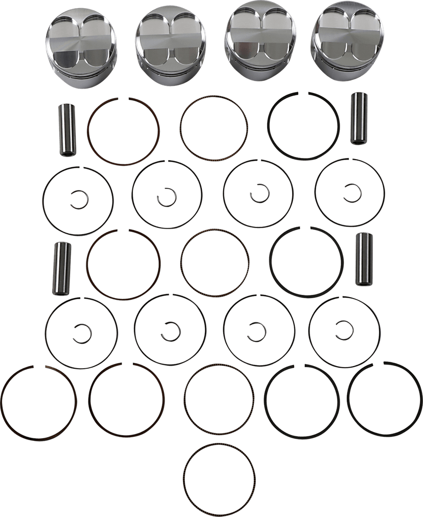 JE PISTONS 0910-5761 Piston Kit - 72.00 mm - 12.0:1 CR - Honda