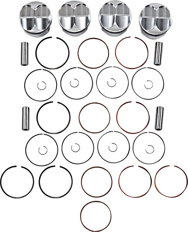 JE PISTONS 0910-5767 Piston Kit - 81.00 mm - 10.5:1 CR - Honda