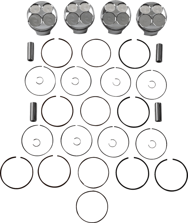 JE PISTONS 0910-5794 Piston Kit - 69.00 mm - 13.5:1 CR - Honda