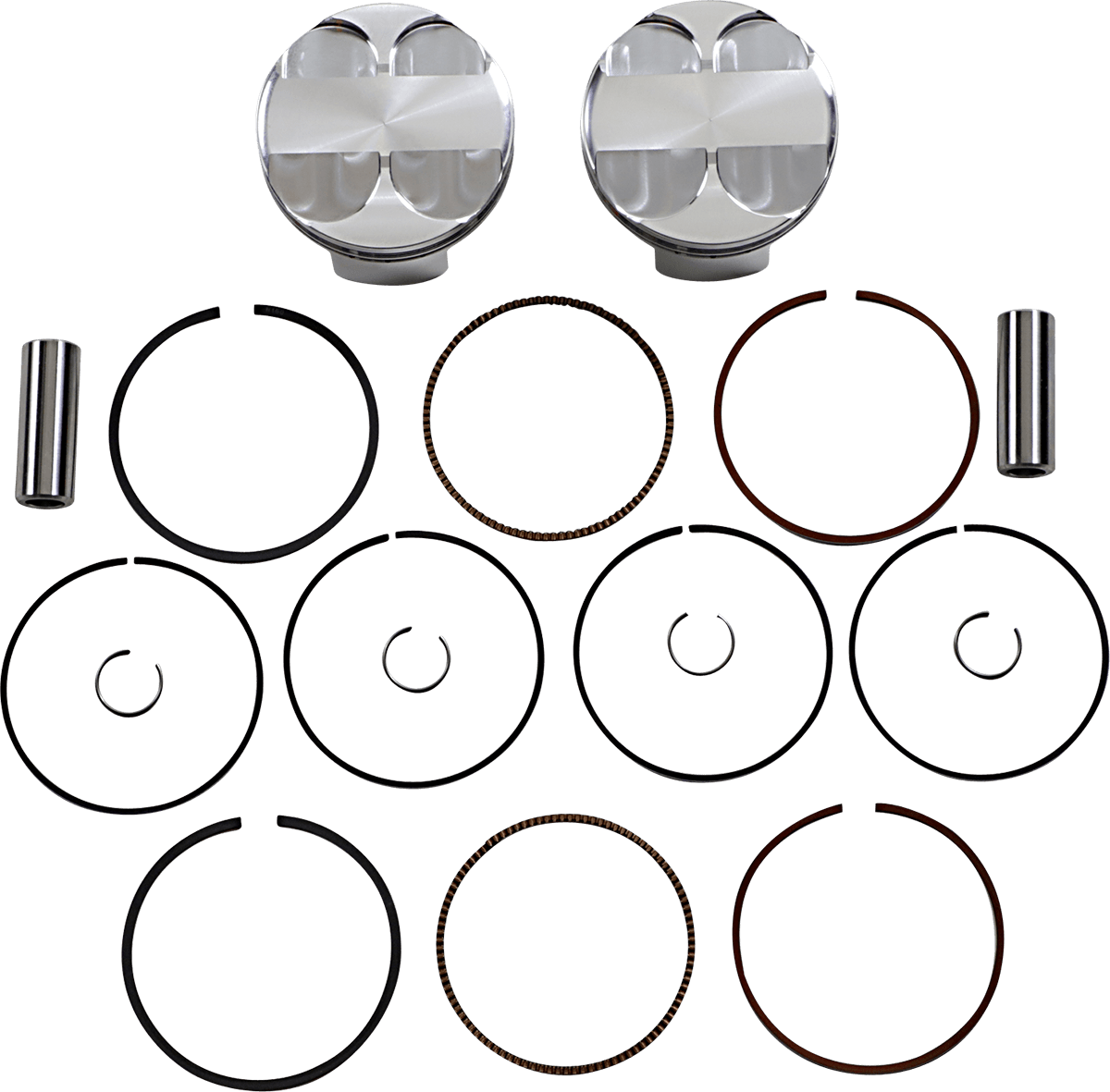 JE PISTONS 0910-5806 Piston Kit - 83.00 mm - 13.5:1 CR - Kawasaki
