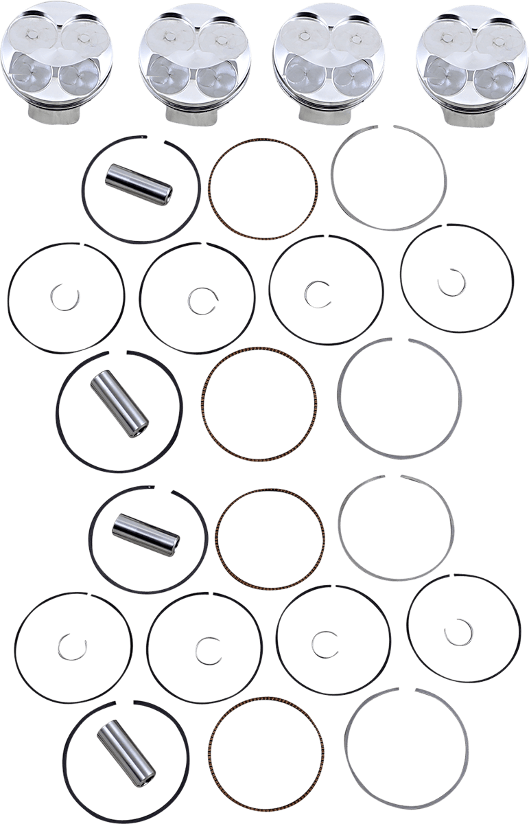 JE PISTONS 0910-5824 Piston Kit - 80.00 mm - 13.5:1 CR - BMW