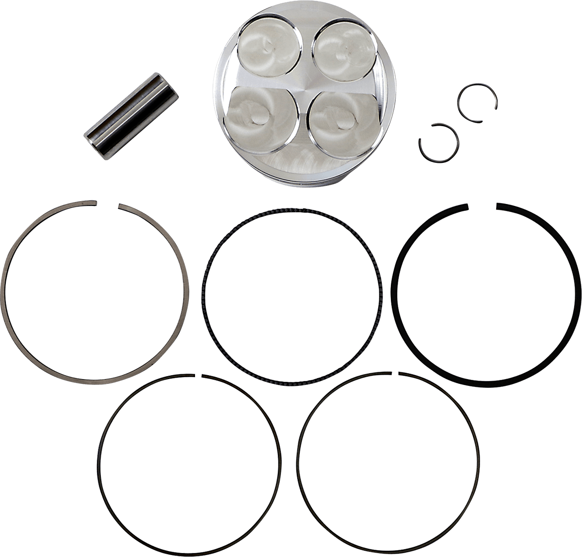 JE PISTONS 0910-5855 Piston Kit - 96.00 mm - 13.5:1 CR - Honda
