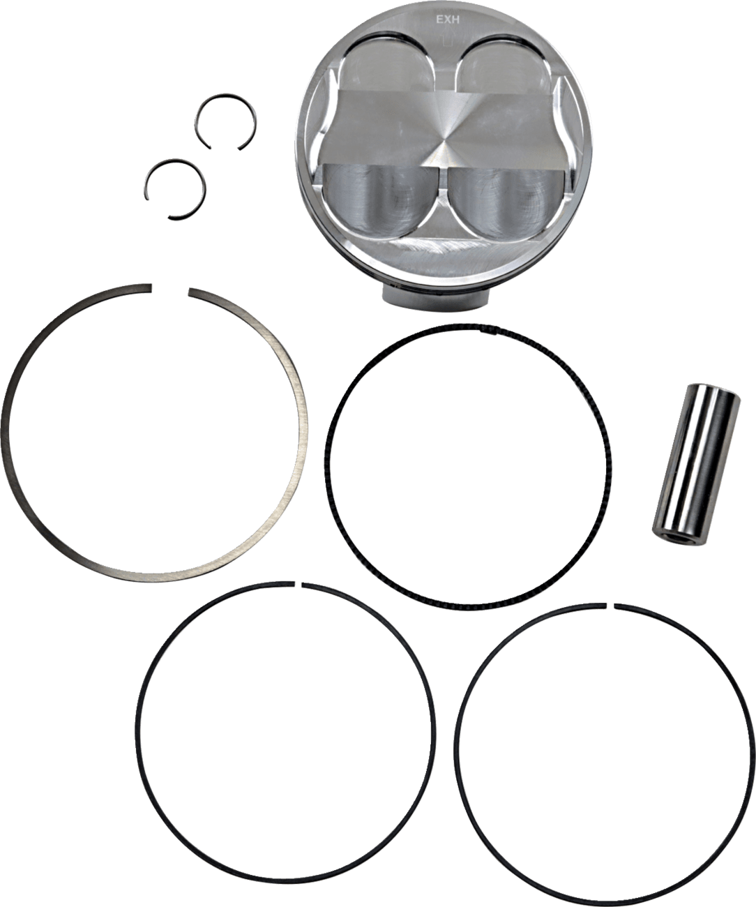 JE PISTONS 0910-5909 Piston Kit - 100.00 mm - 13.5:1 CR - Suzuki