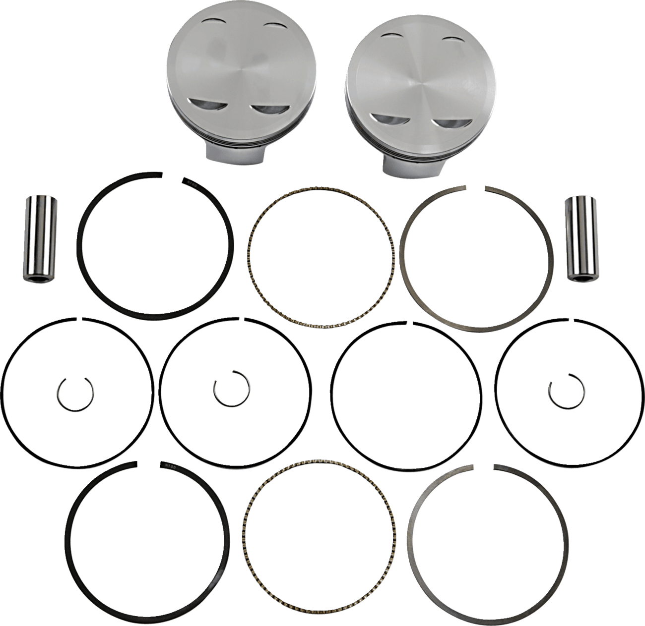 JE PISTONS 0910-5926 Piston Kit - 94.00 mm - 11.5:1 CR - Arctic Cat