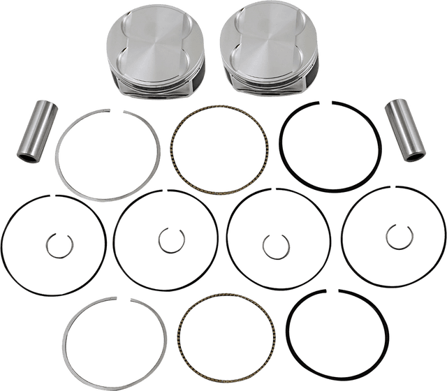 JE PISTONS 0910-6014 Piston Kit - 4.080" Bore - +0.005" Oversize - 114"/117" M8