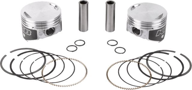 KB PERFORMANCE 0910-6088 Piston Kit - 3.750" +0.005" - 8.8:1 CR - 88" Twin Cam