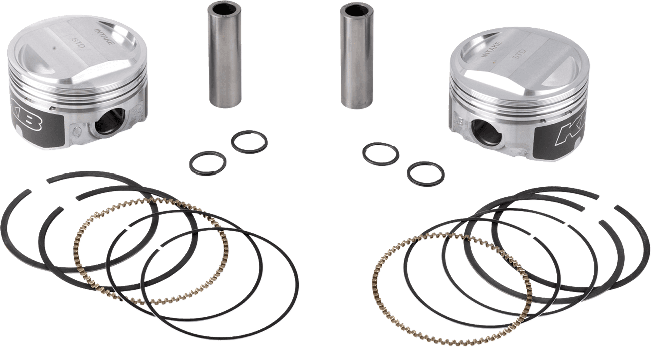 KB PERFORMANCE 0910-6092 Piston Kit - 3.750" Standard - 10.5:1 CR - 88" Twin Cam