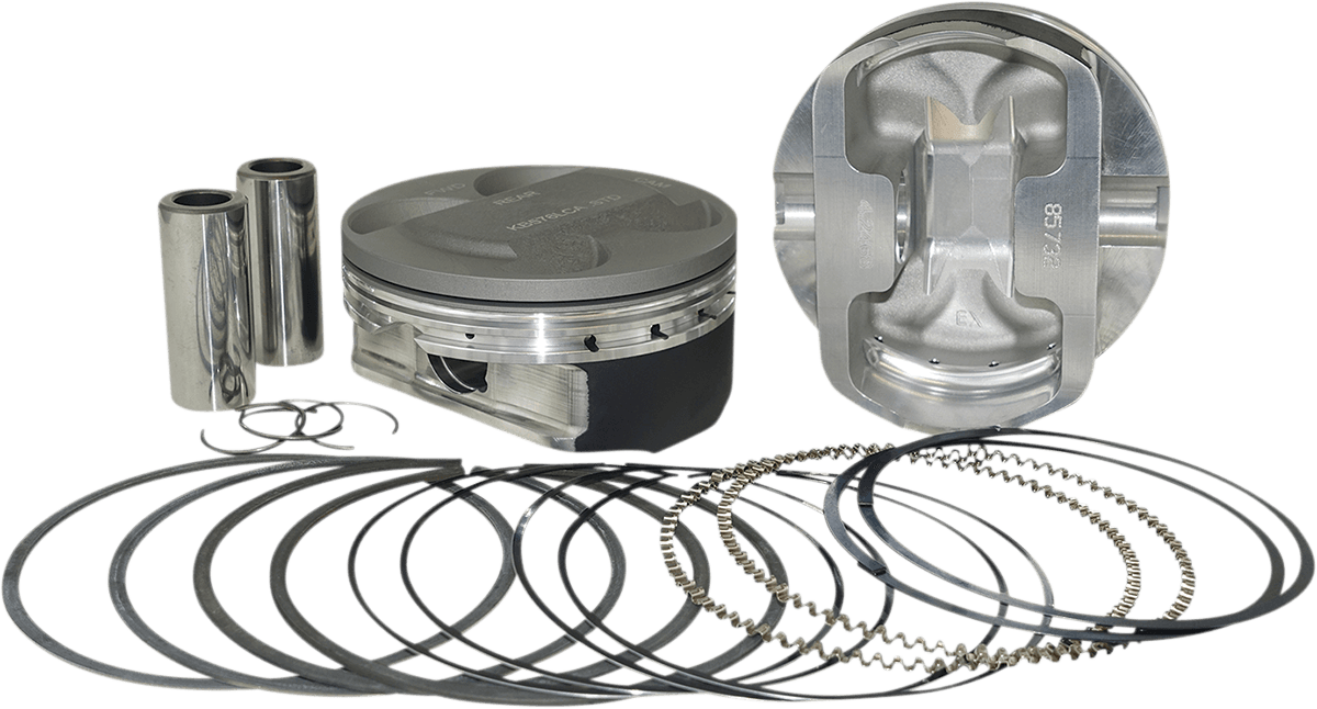 KB PERFORMANCE 0910-6177 Piston Kit - 4.250" Standard - 11.4:1 CR - 124" Big Bore - 107" M8