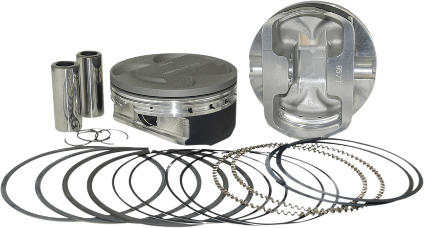 KB PERFORMANCE 0910-6177 Piston Kit - 4.250" Standard - 11.4:1 CR - 124" Big Bore - 107" M8 — image 1 of 2