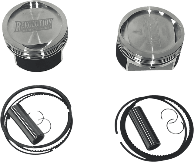 REVOLUTION PERFORMANCE, LLC 0910-6389 Piston Kit - Dished - For 1250 cc Big Bore Cylinder Kit - XL883