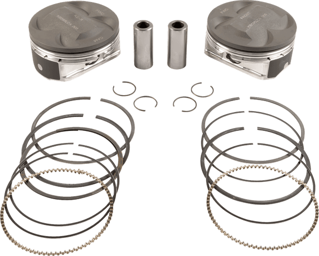 KB PERFORMANCE 0910-6404 Piston Kit - 4.250" +0.005" - 11.8:1 CR - 124" Big Bore - 107" M8 — image 1 of 2