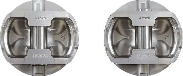 KB PERFORMANCE 0910-6404 Piston Kit - 4.250" +0.005" - 11.8:1 CR - 124" Big Bore - 107" M8 — image 2 of 2