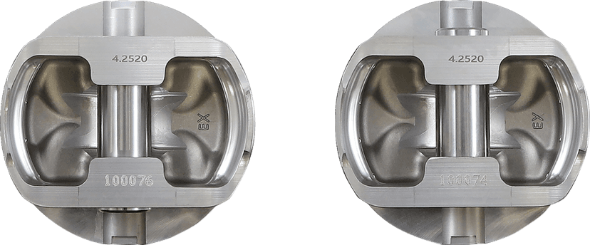KB PERFORMANCE 0910-6404 Piston Kit - 4.250" +0.005" - 11.8:1 CR - 124" Big Bore - 107" M8 — image 2 of 2