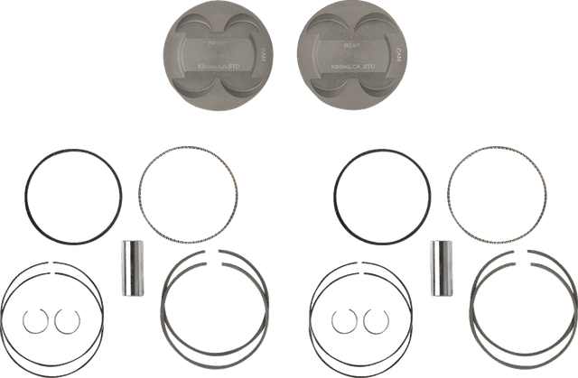 KB PERFORMANCE 0910-6405 Piston Kit - 4.250" Standard - 11.7:1 CR - 128" Big Bore - 114"/117" M8
