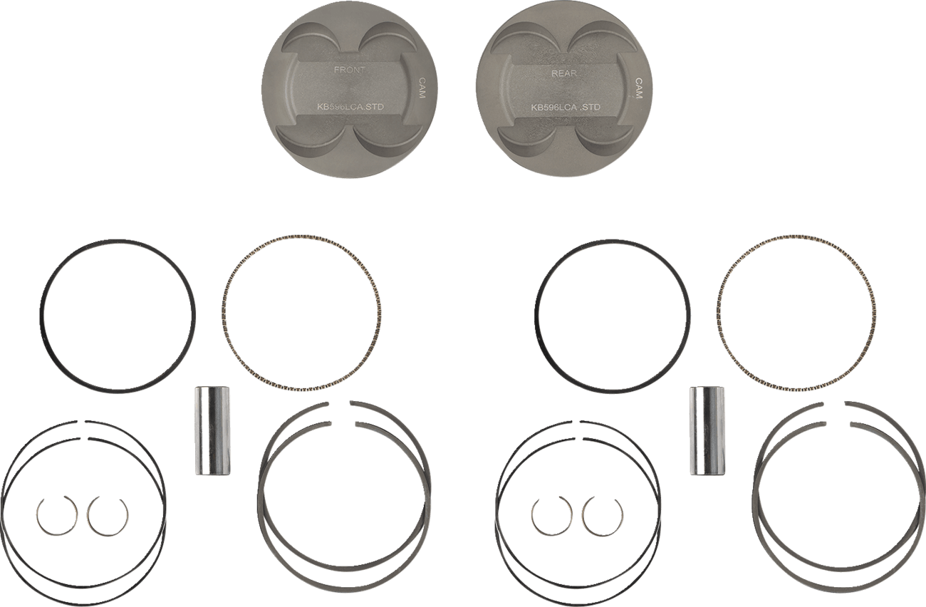 KB PERFORMANCE 0910-6406 Piston Kit - 4.250" +0.005" - 11.7:1 CR - 128" Big Bore - 114"/117" M8