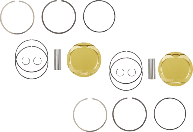 JE PISTONS 0910-6528 Piston Kit - 93.00 mm - 9.5:1 CR - Polaris RZR XP900