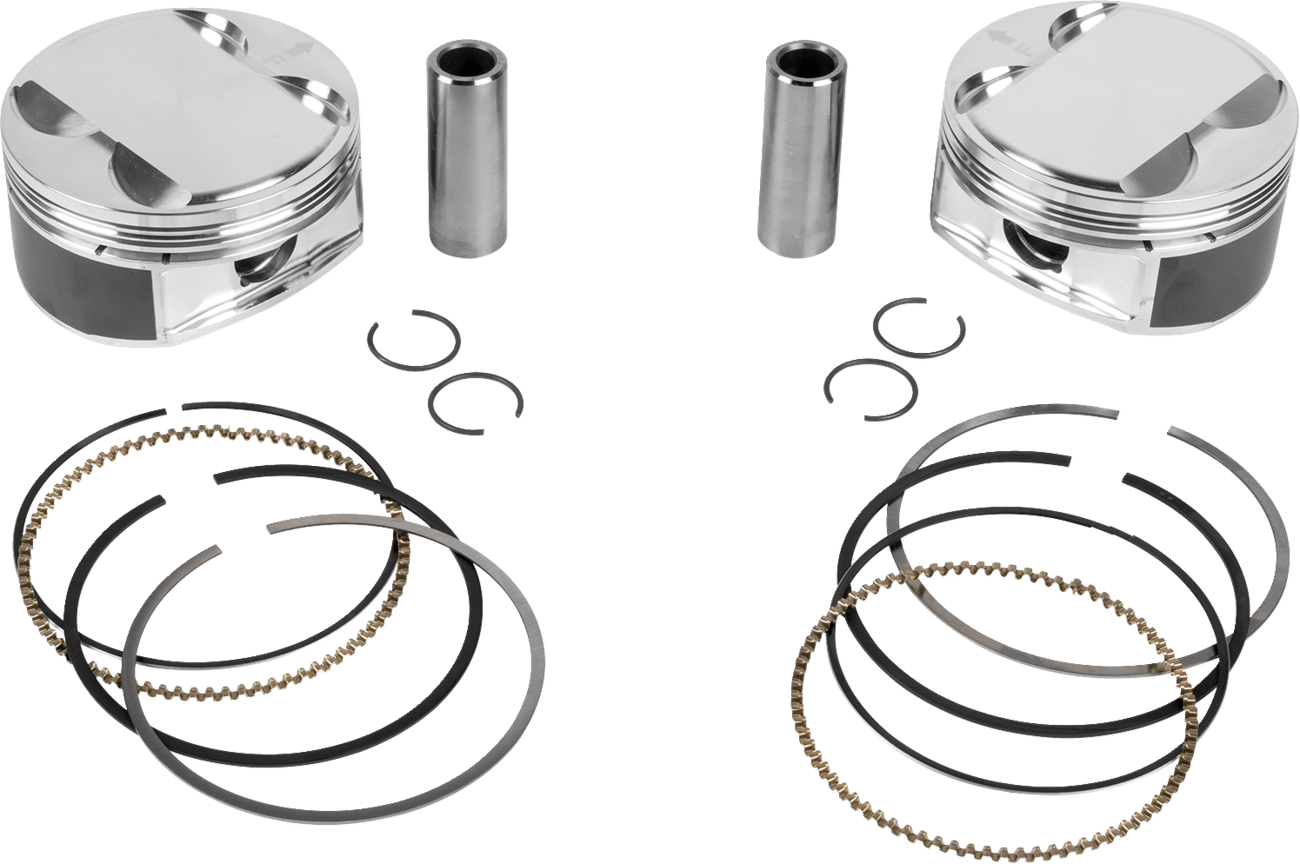 JE PISTONS 0910-6992 Piston Kit - 4.080" Bore - 4.375" Stroke - 11.5:1 CR - 107" M8