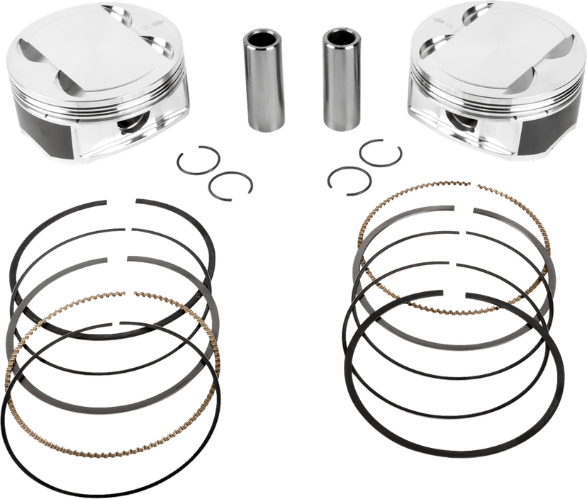 JE PISTONS 0910-6993 Piston Kit - 4.250" Bore - 4.375" Stroke - 11.5:1 CR - 107" M8