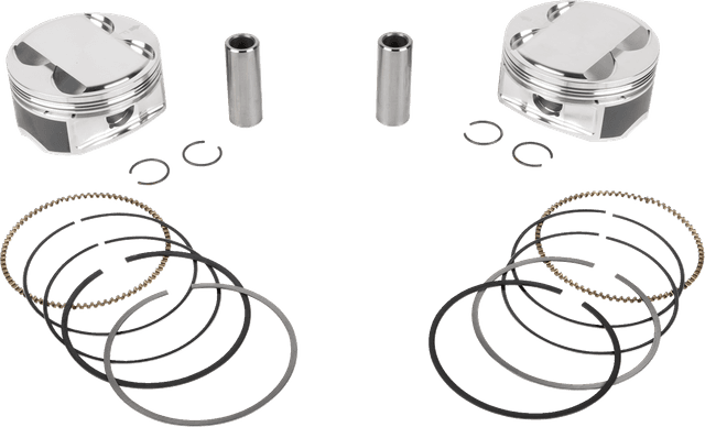 JE PISTONS 0910-7001 Piston Kit - 4.125" Bore - 4.375" Stroke - 12.0:1 CR - 107" M8