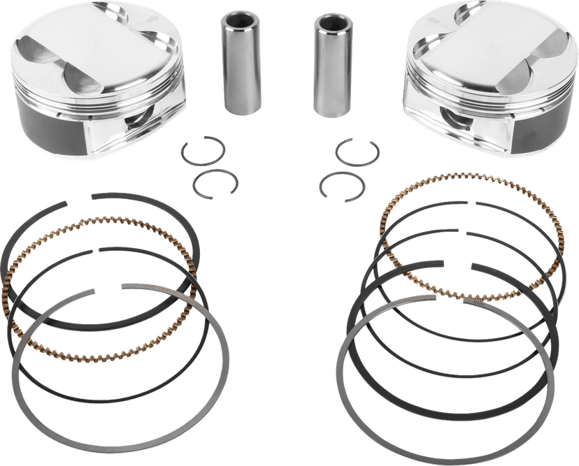 JE PISTONS 0910-7007 Piston Kit - 4.080" Bore - 4.500" Stroke - 12.0:1 CR - 114" M8