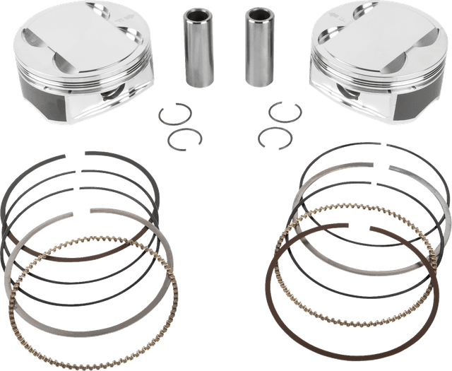 JE PISTONS 0910-7011 Piston Kit - 4.260" Bore - 4.500" Stroke - 12.0:1 CR - 114" M8
