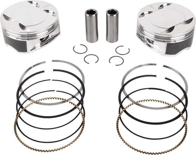 JE PISTONS 0910-7013 Piston Kit - 4.255" Bore - 4.375" Stroke - 11.5:1 CR - 107" M8