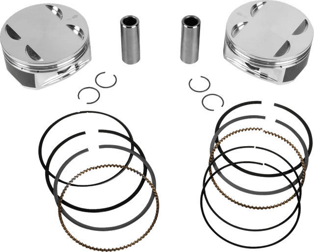 JE PISTONS 0910-7015 Piston Kit - 4.255" Bore - 4.500" Stroke - 11.5:1 CR - 114" M8
