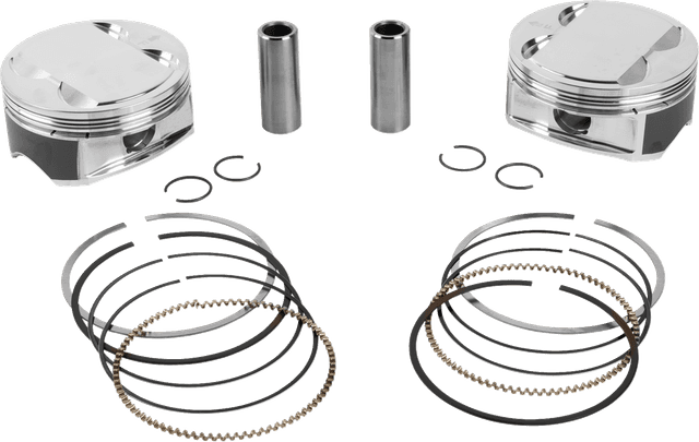 JE PISTONS 0910-7019 Piston Kit - 4.260" Bore - 4.375" Stroke - 12.0:1 CR - 107" M8