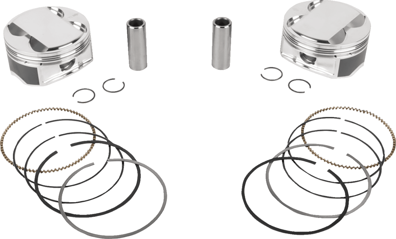 JE PISTONS 0910-7022 Piston Kit - 4.075" Bore - 4.625" Stroke - 11.5:1 CR - 121" M8