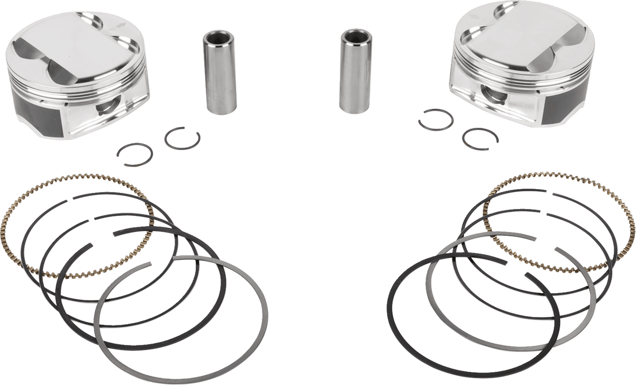 JE PISTONS 0910-7027 Piston Kit - 4.080" Bore - 4.625" Stroke - 12.0:1 CR - 121" M8