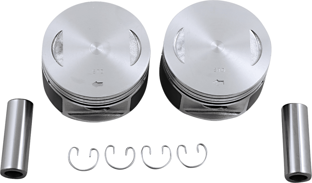 DRAG SPECIALTIES 0911-0041 Piston Kit - 3.750" Standard - 88" Motor -Twin Cam