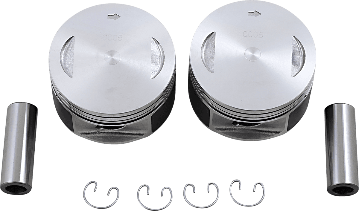 DRAG SPECIALTIES 0911-0042 Piston Kit - 3.750" +0.005" - 88" Motor - Twin Cam