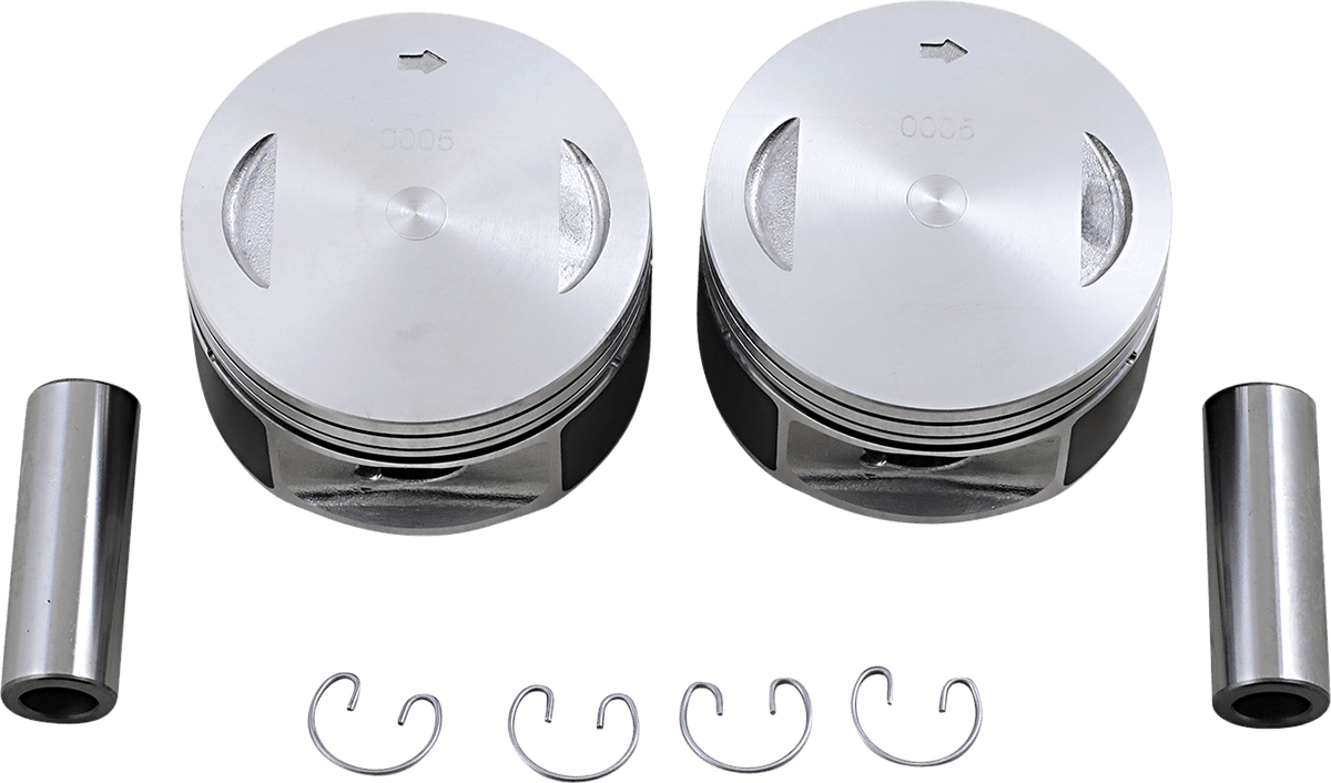 DRAG SPECIALTIES 0911-0042 Piston Kit - 3.750" +0.005" - 88" Motor - Twin Cam