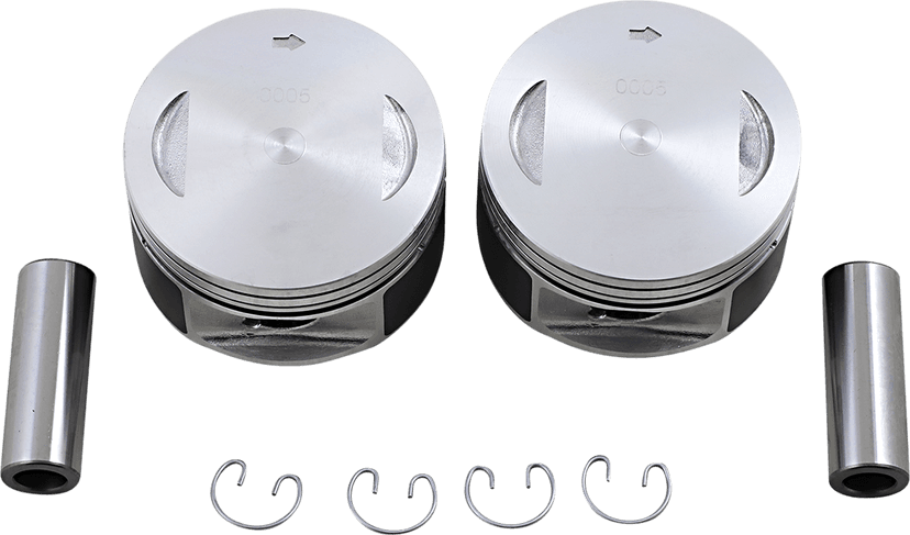 DRAG SPECIALTIES 0911-0042 Piston Kit - 3.750" +0.005" - 88" Motor - Twin Cam