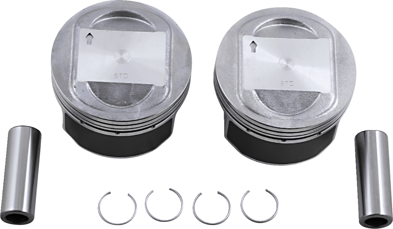 DRAG SPECIALTIES 0911-0045 Pistons - Big Bore - 3.875" Bore Standard - 95" Twin Cam