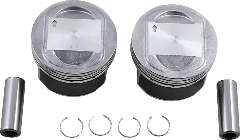 DRAG SPECIALTIES 0911-0045 Pistons - Big Bore - 3.875" Bore Standard - 95" Twin Cam
