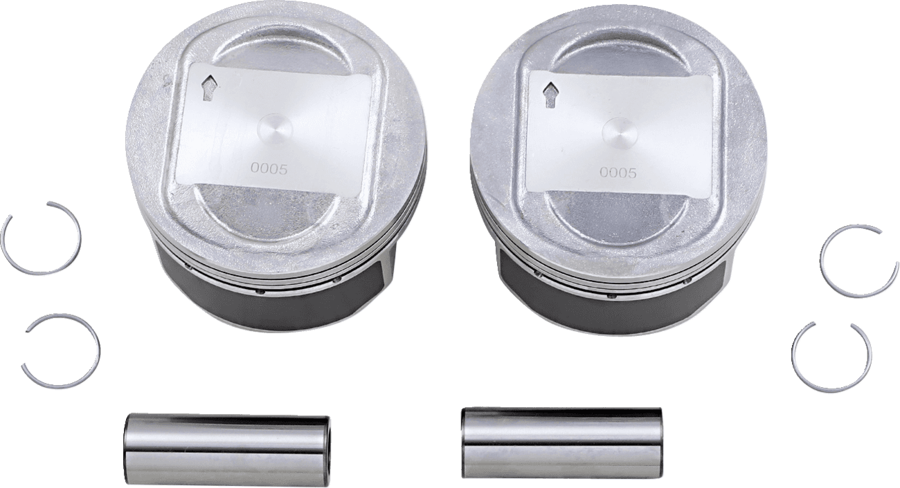 DRAG SPECIALTIES 0911-0046 Pistons - Big Bore - 3.875" +0.005" - 95" Twin Cam