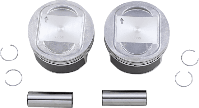 DRAG SPECIALTIES 0911-0046 Pistons - Big Bore - 3.875" +0.005" - 95" Twin Cam