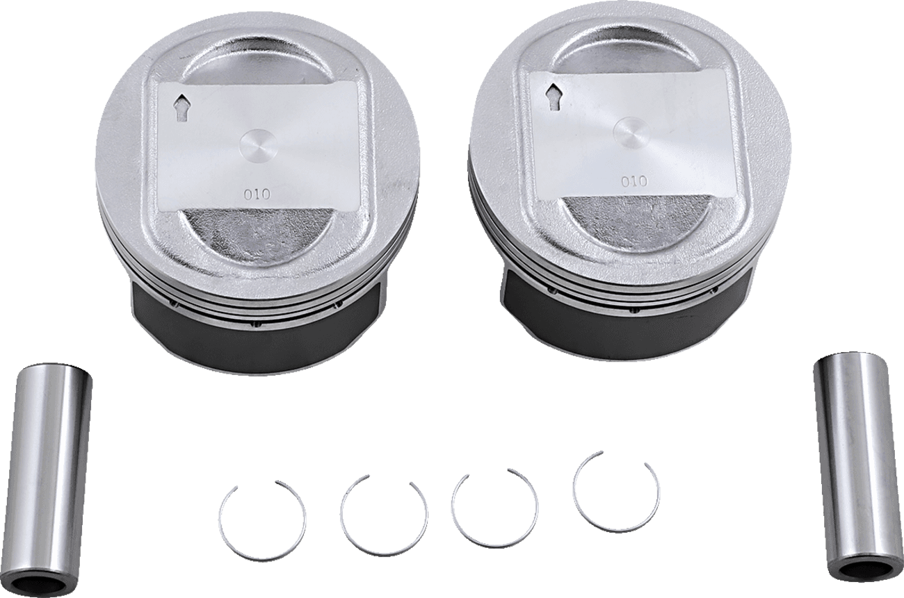 DRAG SPECIALTIES 0911-0047 Pistons - Big Bore - 3.875" +0.010" - 95" Twin Cam