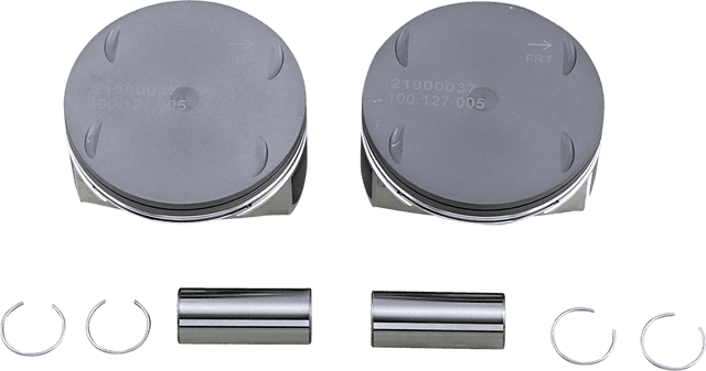 DRAG SPECIALTIES 0911-0050 Piston Kit - 3.937" +0.005" - 107" Motor - M8
