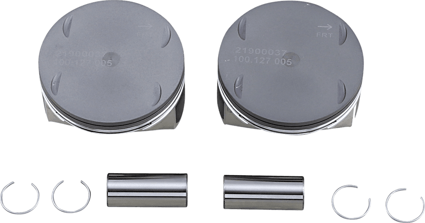 DRAG SPECIALTIES 0911-0050 Piston Kit - 3.937" +0.005" - 107" Motor - M8