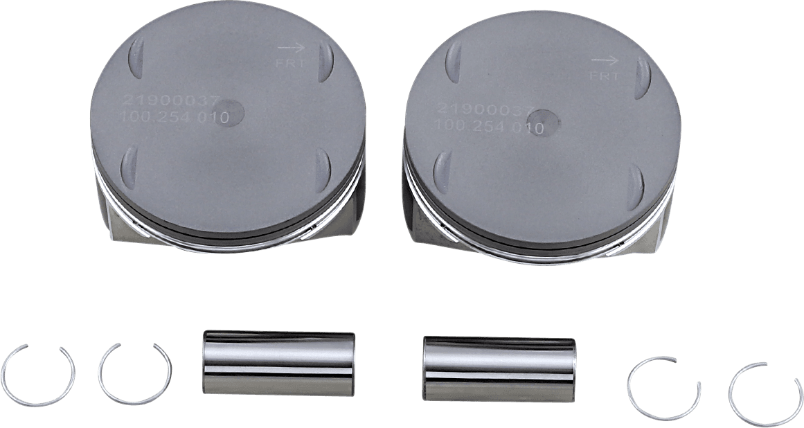 DRAG SPECIALTIES 0911-0051 Piston Kit - 3.937" +0.010" - 107" Motor - M8